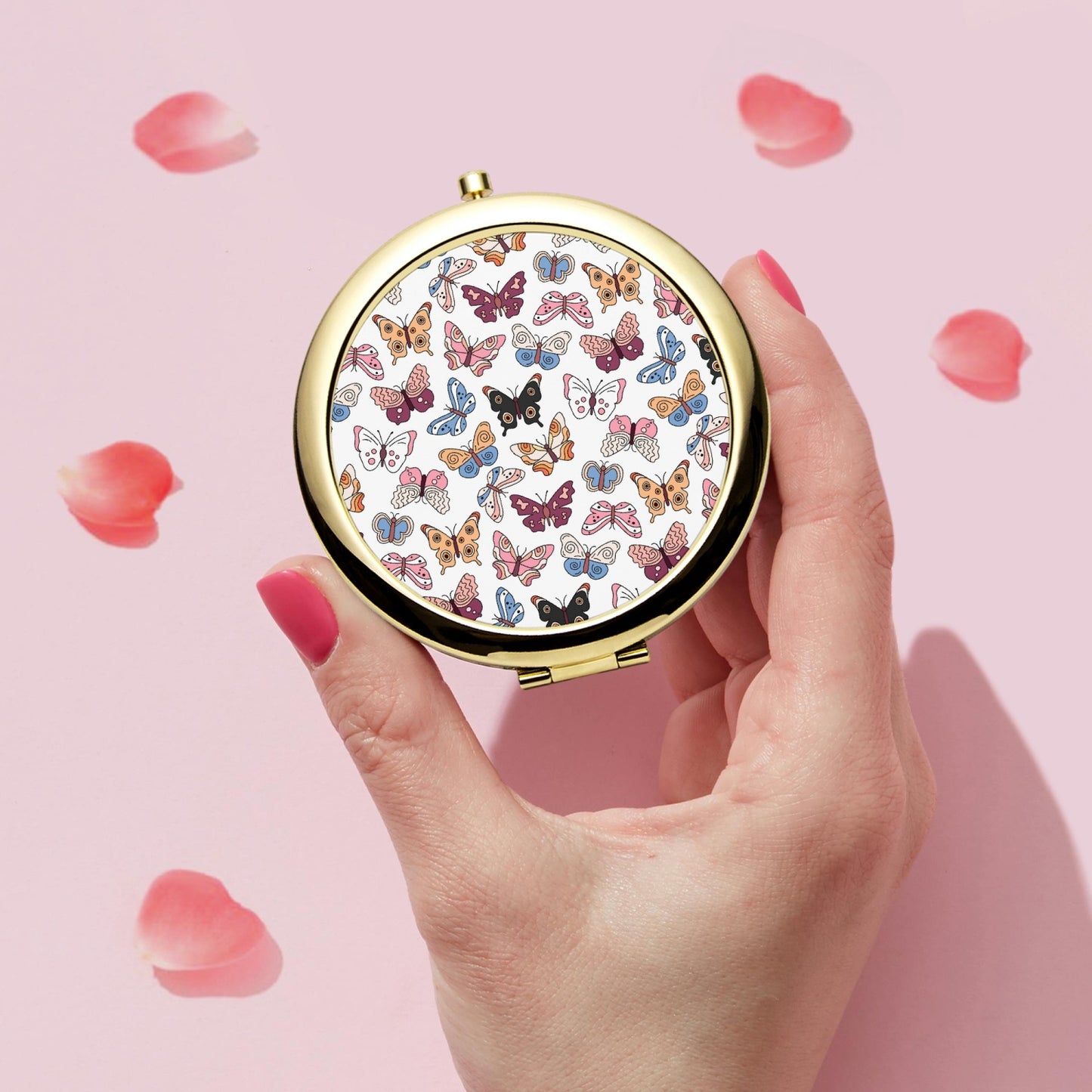 Summer Butterflies |  Compact Mirror - Kim’s Signature Beauty & Accessories    