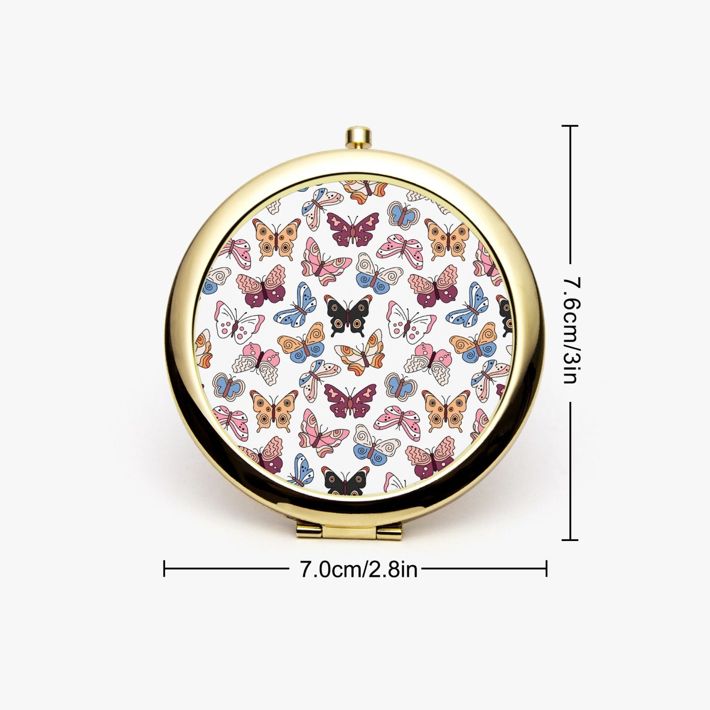 Summer Butterflies |  Compact Mirror - Kim’s Signature Beauty & Accessories    