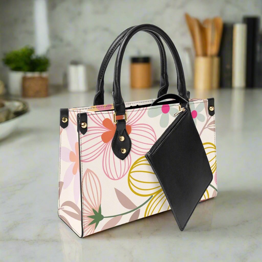 Summer time Tote Bag - Long Strap and Inner Bag - Kim’s Signature Beauty & Accessories    