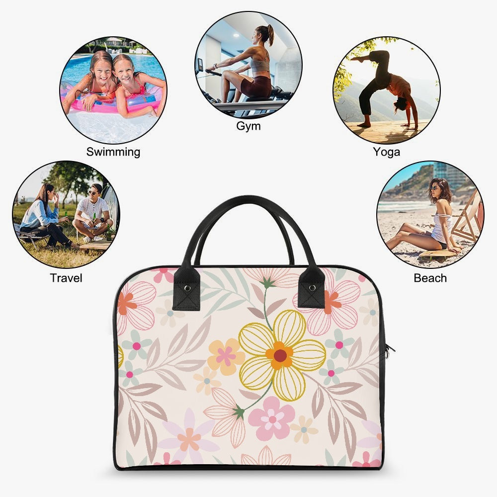 Summertime  Large Travel Handbag - Kim’s Signature Beauty & Accessories    