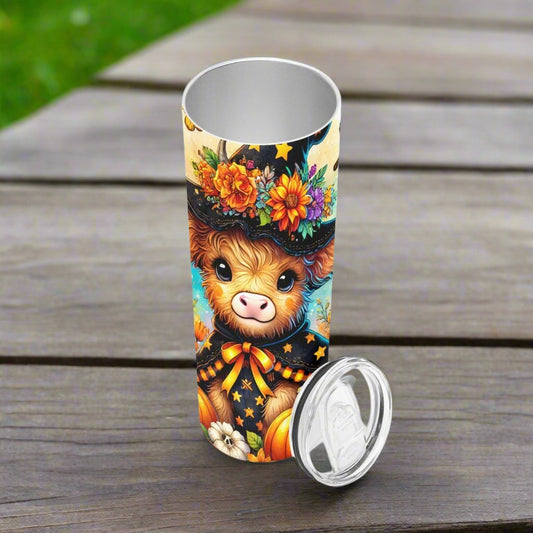 Sunflower Cow Skinny Tumblers - Kim’s Signature Beauty & Accessories    
