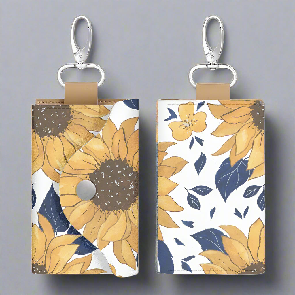 Sunflower Haven Key Holder Case - Kim’s Signature Beauty & Accessories    