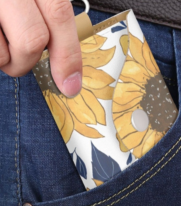 Sunflower Haven Key Holder Case - Kim’s Signature Beauty & Accessories    