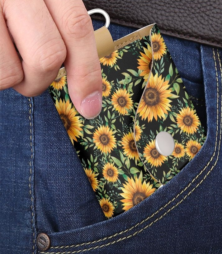 Sunflower |  Key Holder Case - Kim’s Signature Beauty & Accessories    