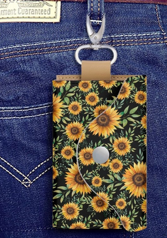 Sunflower |  Key Holder Case - Kim’s Signature Beauty & Accessories    