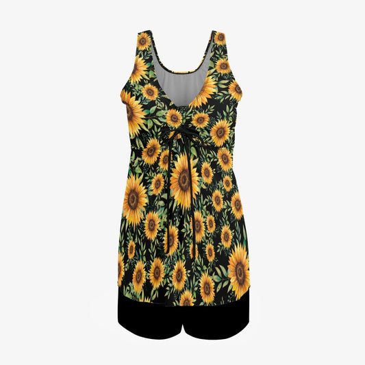 Sunflower Splash | Women's Two-Piece Swimsuit - Kim’s Signature Beauty & Accessories    
