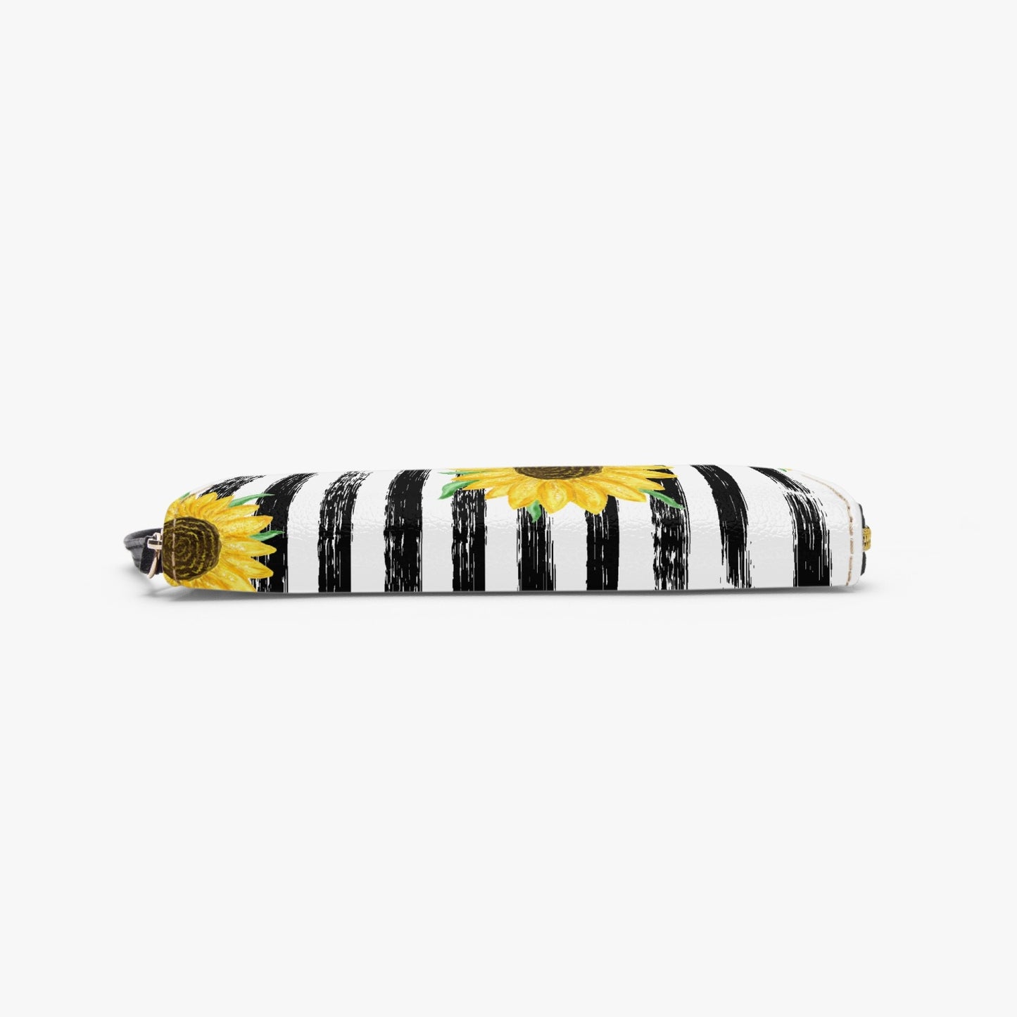 Sunflower Striped Wristlet Clutch - Kim’s Signature Beauty & Accessories    