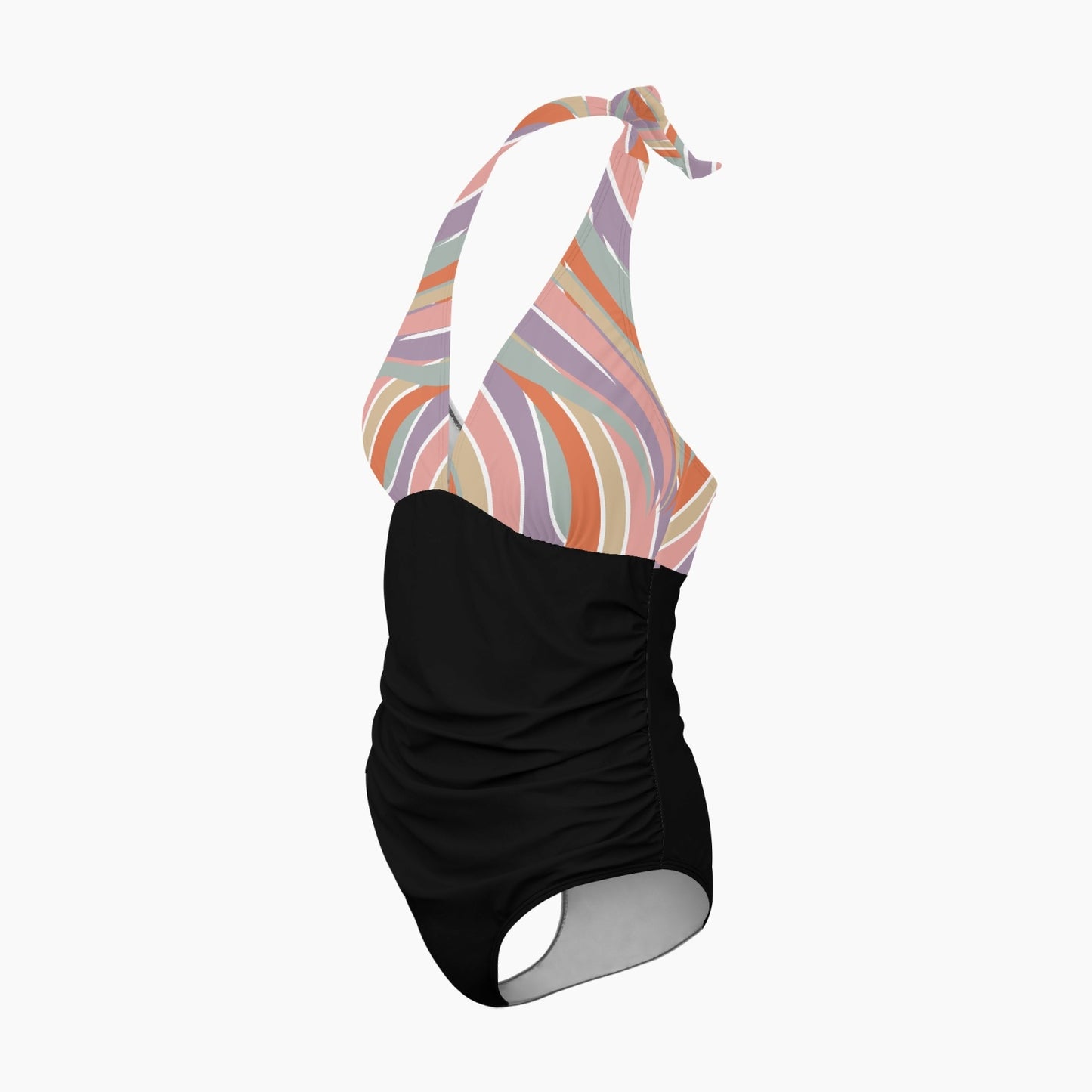 Sunset Stripes |  Women's One-Piece Swimsuit - Kim’s Signature Beauty & Accessories    