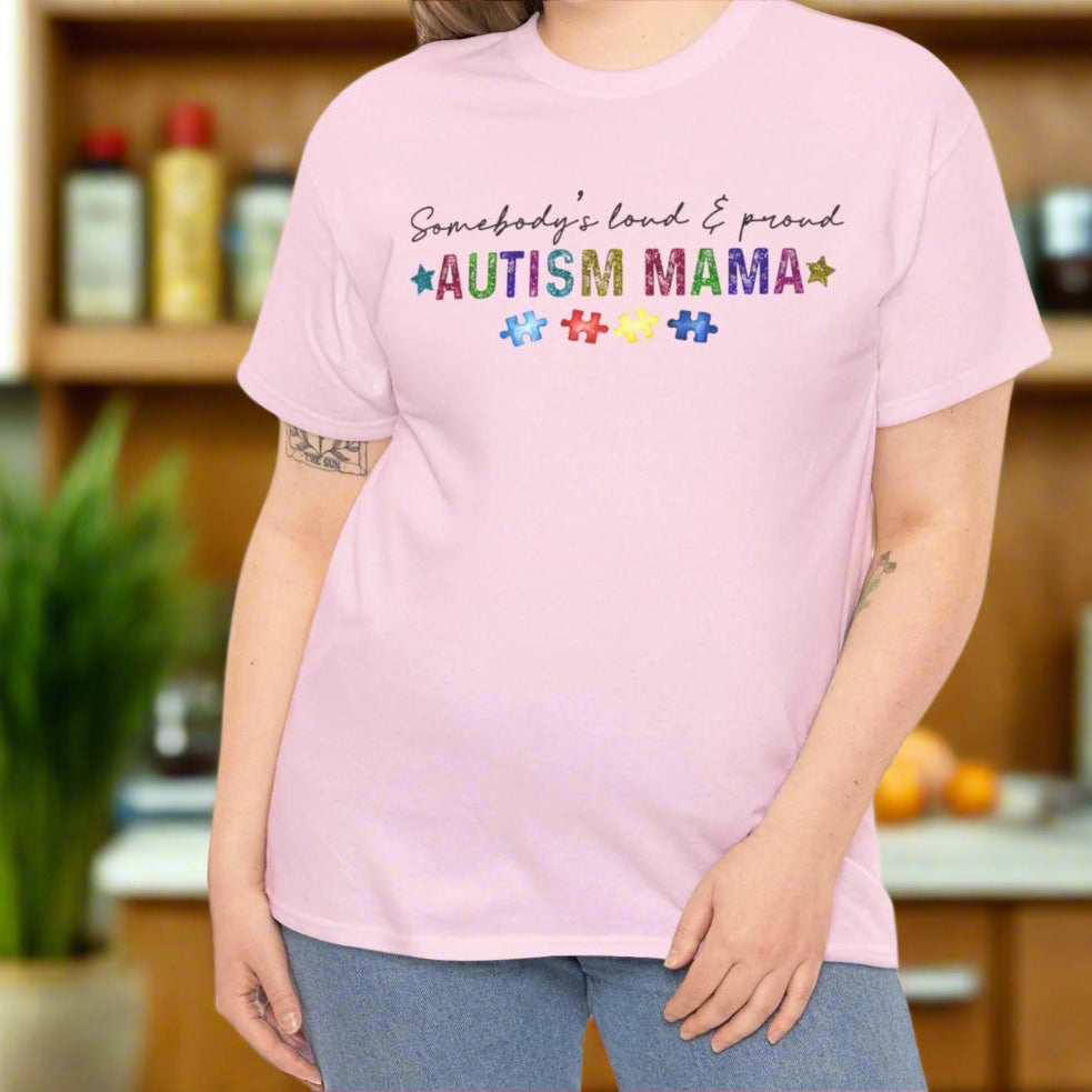 Support Autism Awareness Cotton Tee - Kim’s Signature Beauty & Accessories    