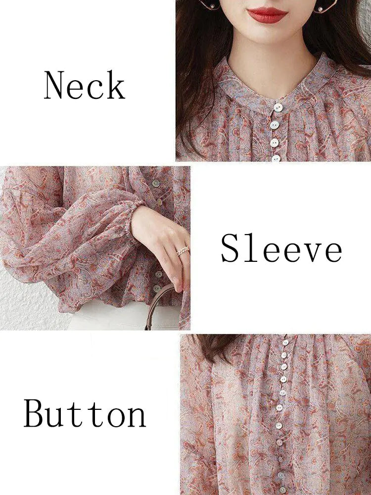 Sweet Elegant Design See-through Breathable Blouse - Kim’s Signature Beauty & Accessories