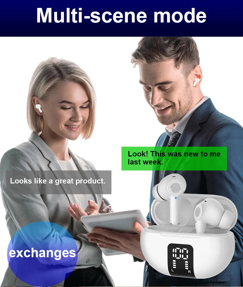 TWS Wireless Bluetooth New M10 Translation Headphones - Kim’s Signature Beauty & Accessories    