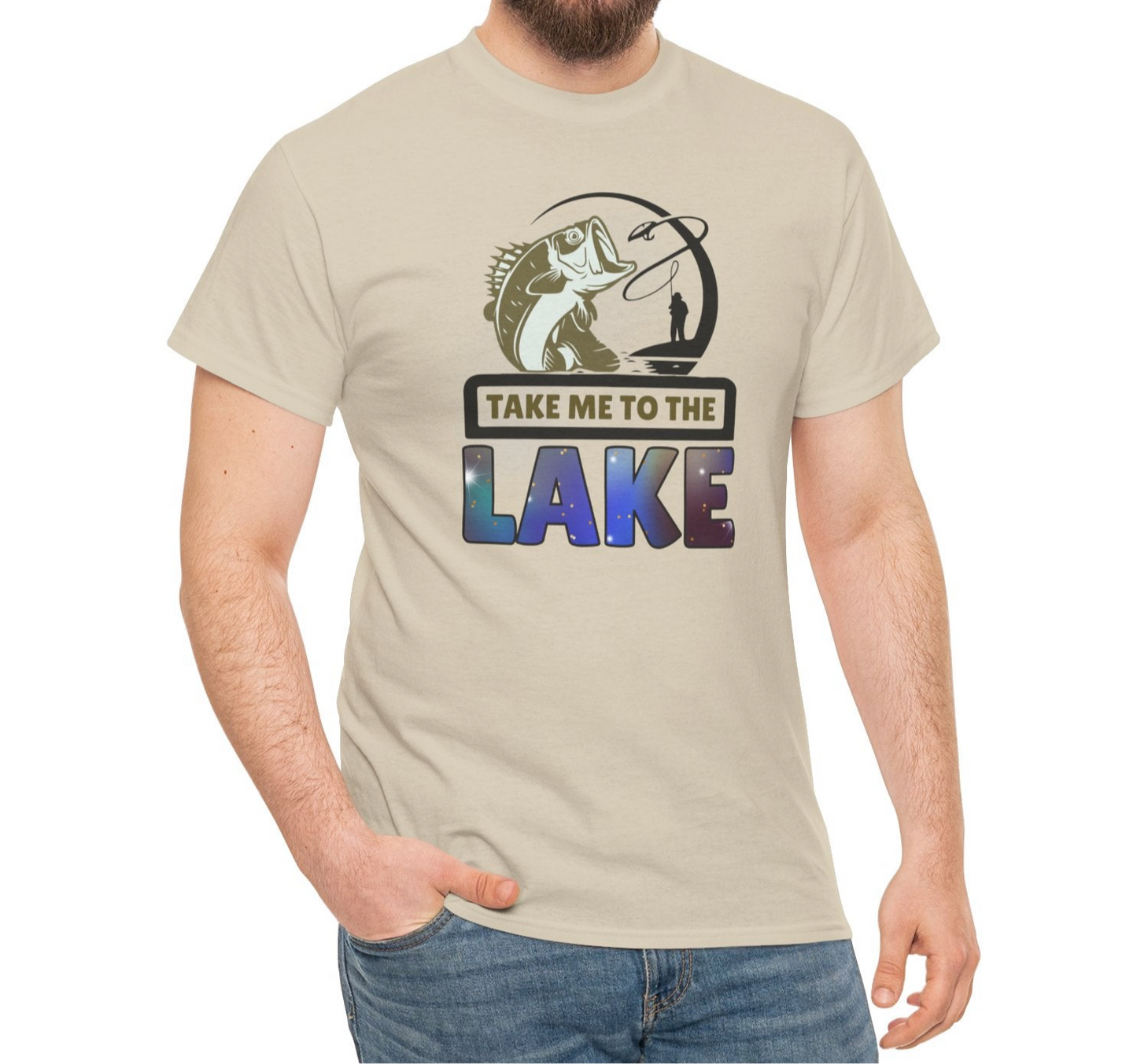Take Me To The Lake Cotton Tee - Kim’s Signature Beauty & Accessories    