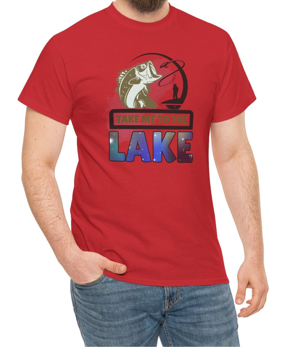 Take Me To The Lake Cotton Tee - Kim’s Signature Beauty & Accessories    