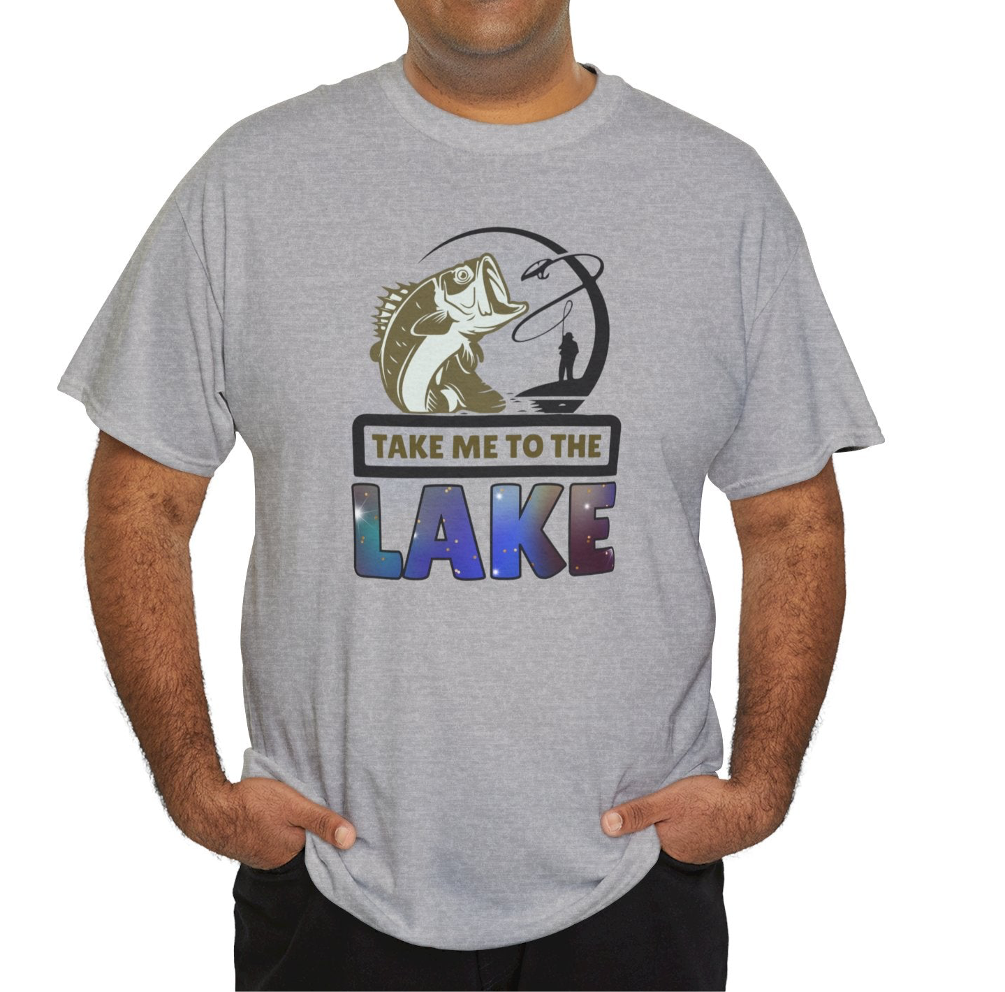 Take Me To The Lake Cotton Tee - Kim’s Signature Beauty & Accessories    