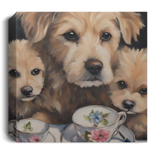 Tea Cup Pups Collection | Canvas Wall Art - Kim’s Signature Beauty & Accessories    