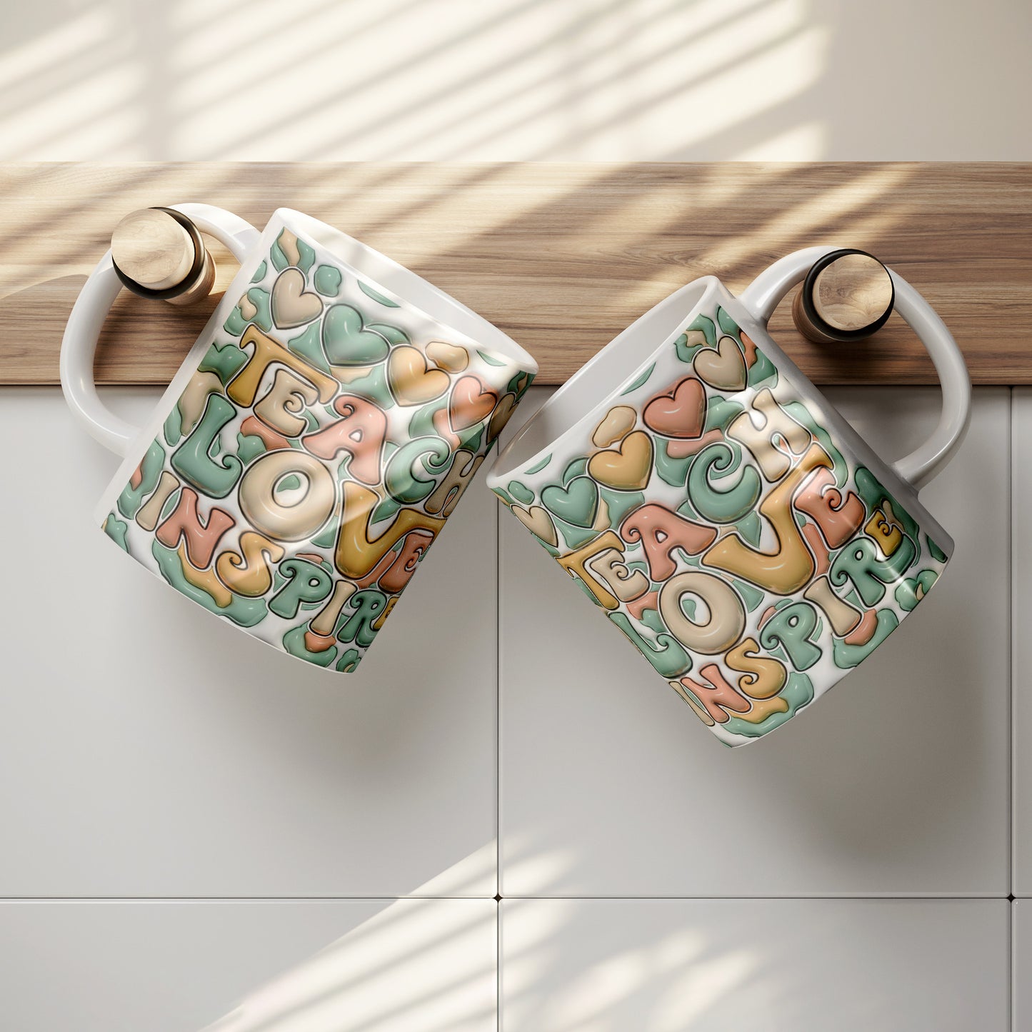 Teach. Love. Inspire. – Full Wrap Colorful Mug for Teachers & Mentors - Kim’s Signature Beauty & Accessories    