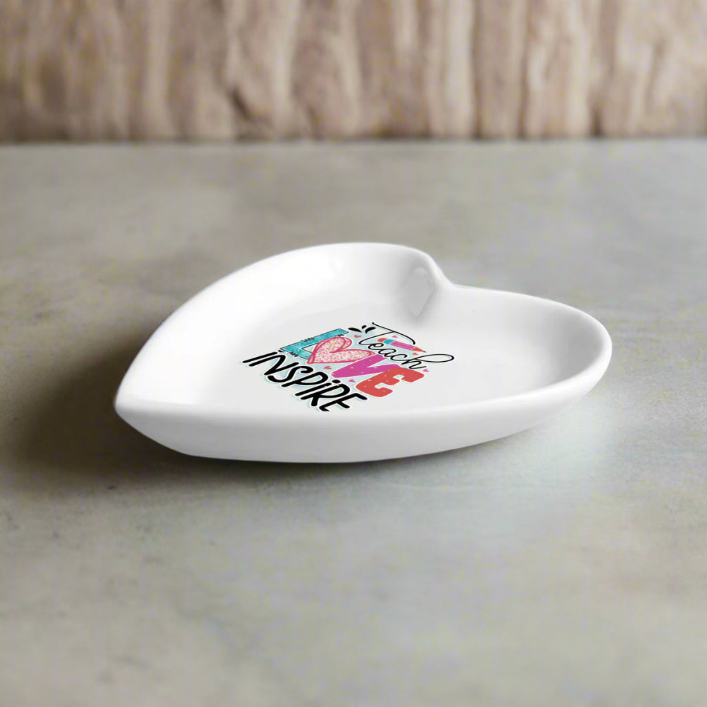 Teach, Love, Inspire Trinket Dish - Kim’s Signature Beauty & Accessories    