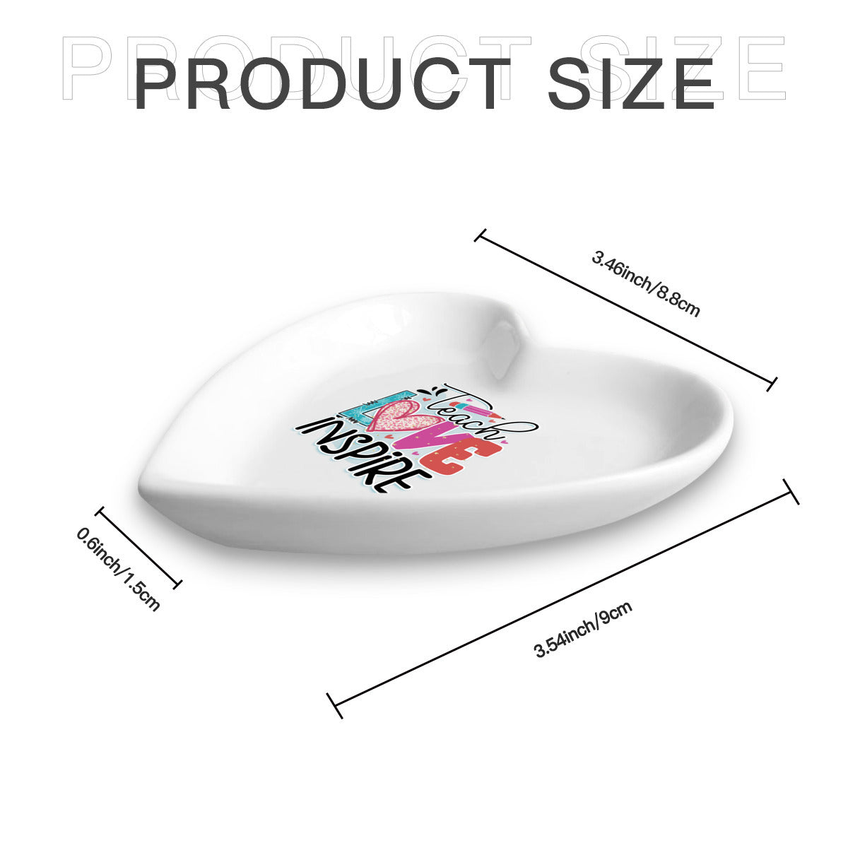 Teach, Love, Inspire Trinket Dish - Kim’s Signature Beauty & Accessories    