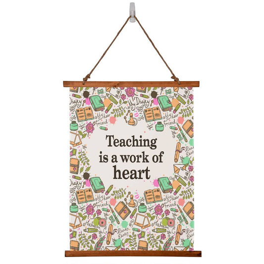 Teacher | Work of Heart Wall Tapestry - Kim’s Signature Beauty & Accessories    