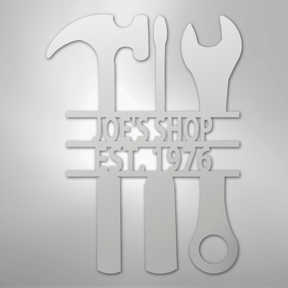The Garage - Steel Sign - Kim’s Signature Beauty & Accessories