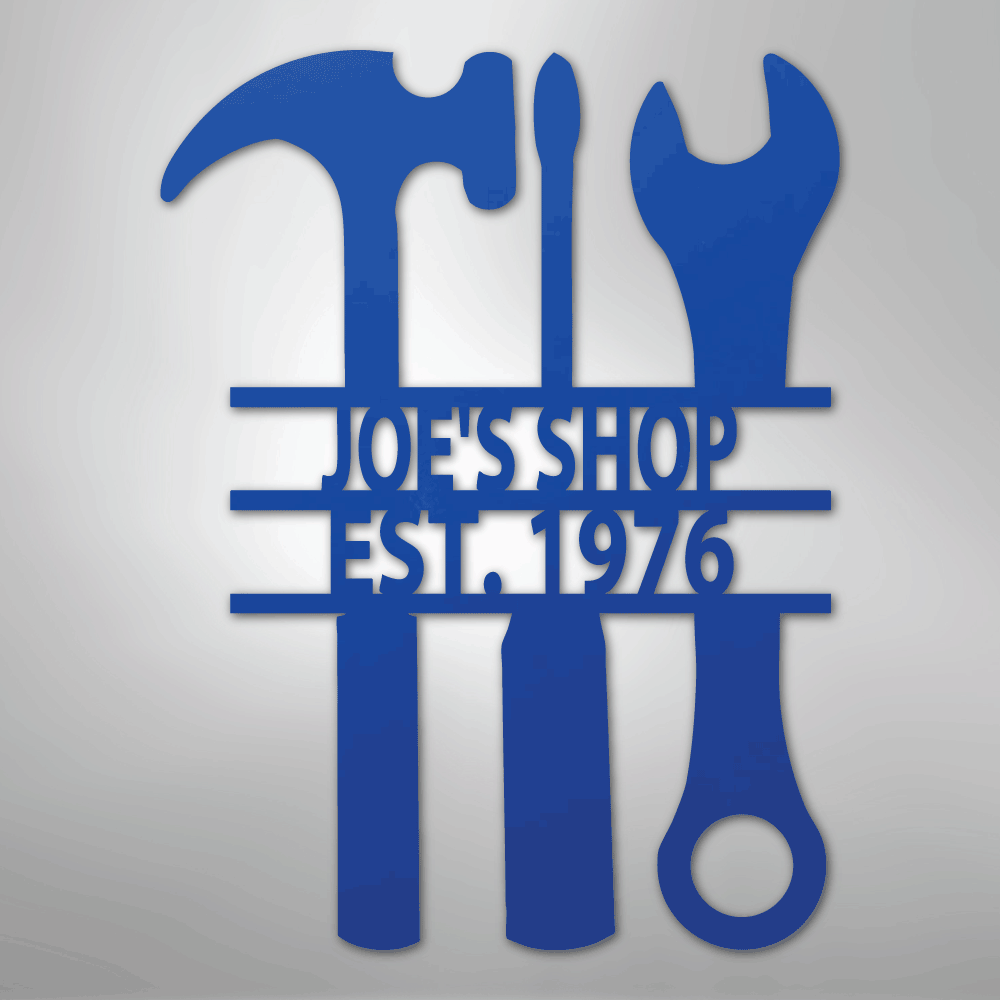 The Garage - Steel Sign - Kim’s Signature Beauty & Accessories