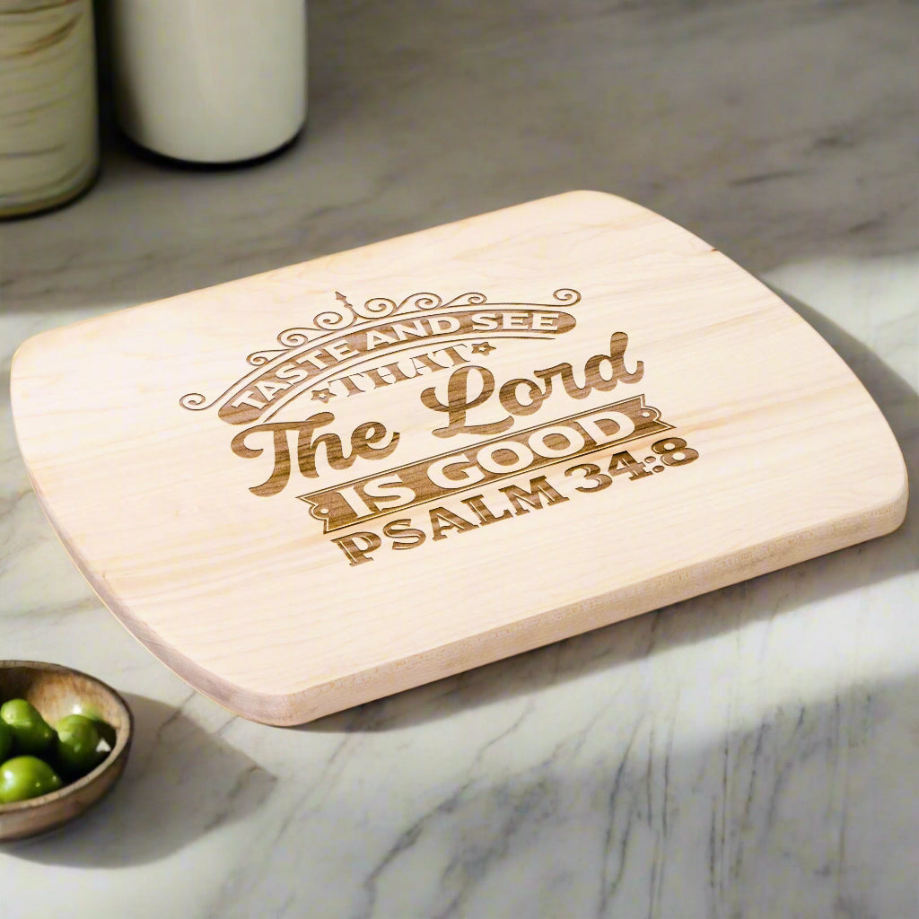 The Lord is Good Cutting Board - Kim’s Signature Beauty & Accessories    