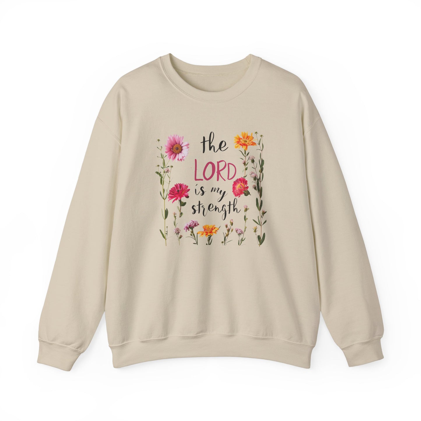 The Lord is My Strength Sweatshirt - Kim’s Signature Beauty & Accessories    