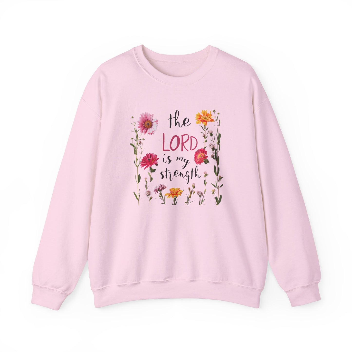 The Lord is My Strength Sweatshirt - Kim’s Signature Beauty & Accessories    