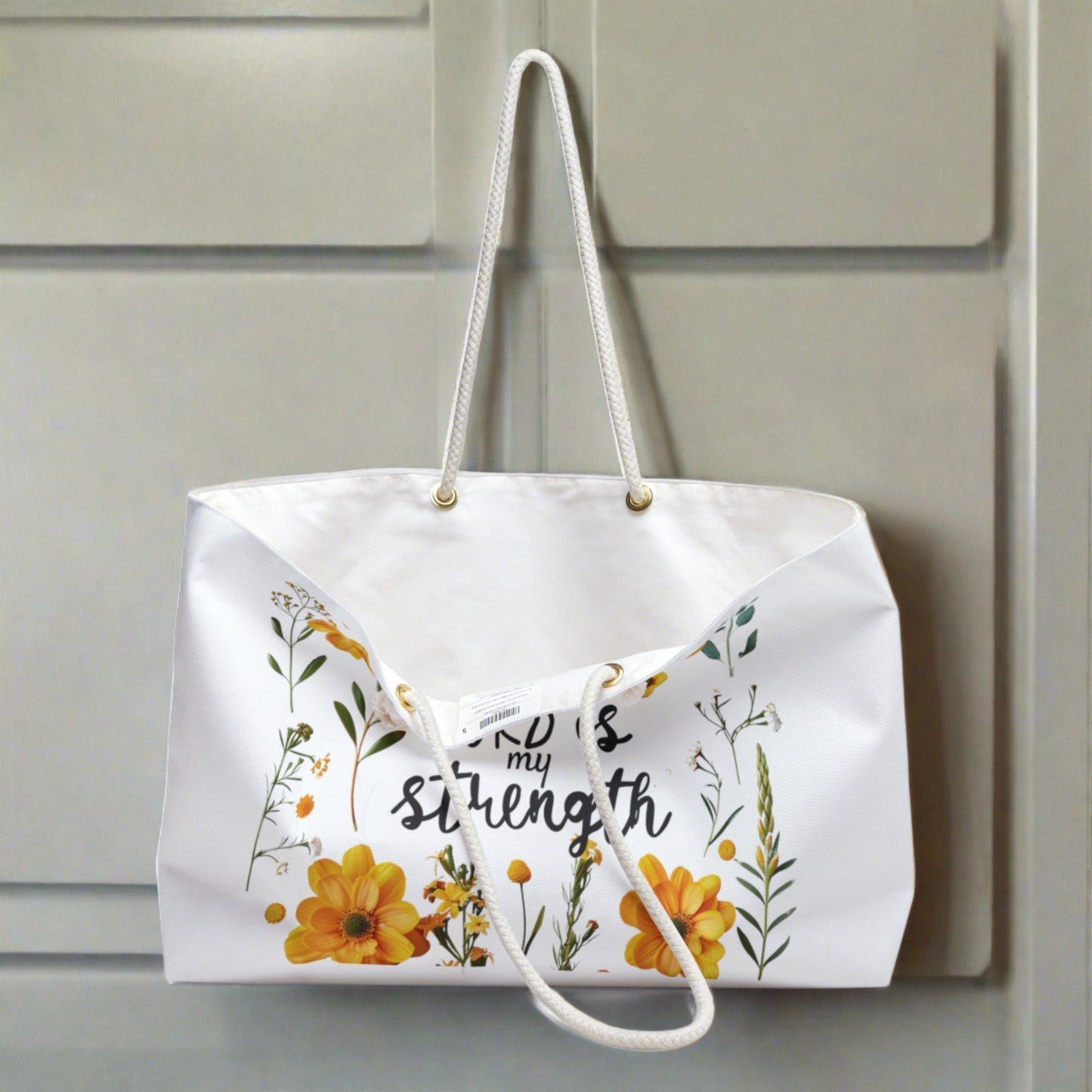 The Lord is my Strength Weekender Bag - Kim’s Signature Beauty & Accessories    