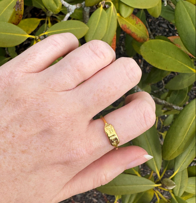 The Way Christian Path Ring - Embrace Jesus' Guiding Truth - Kim’s Signature Beauty & Accessories