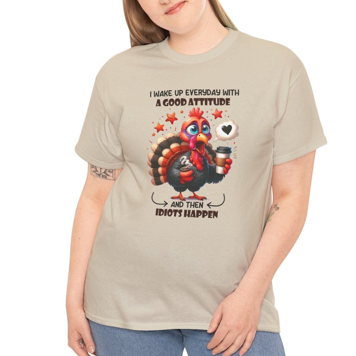 Then Idiots Happen |  Cotton Tee - Kim’s Signature Beauty & Accessories    