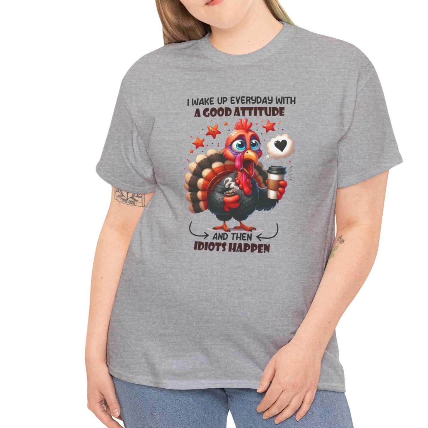 Then Idiots Happen |  Cotton Tee - Kim’s Signature Beauty & Accessories    