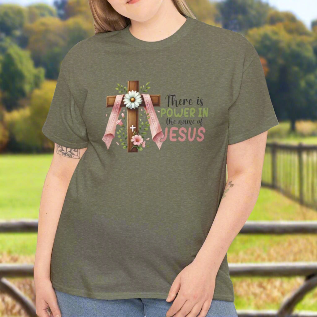 There is Power in the Name of Jesus T-Shirt - Kim’s Signature Beauty & Accessories    