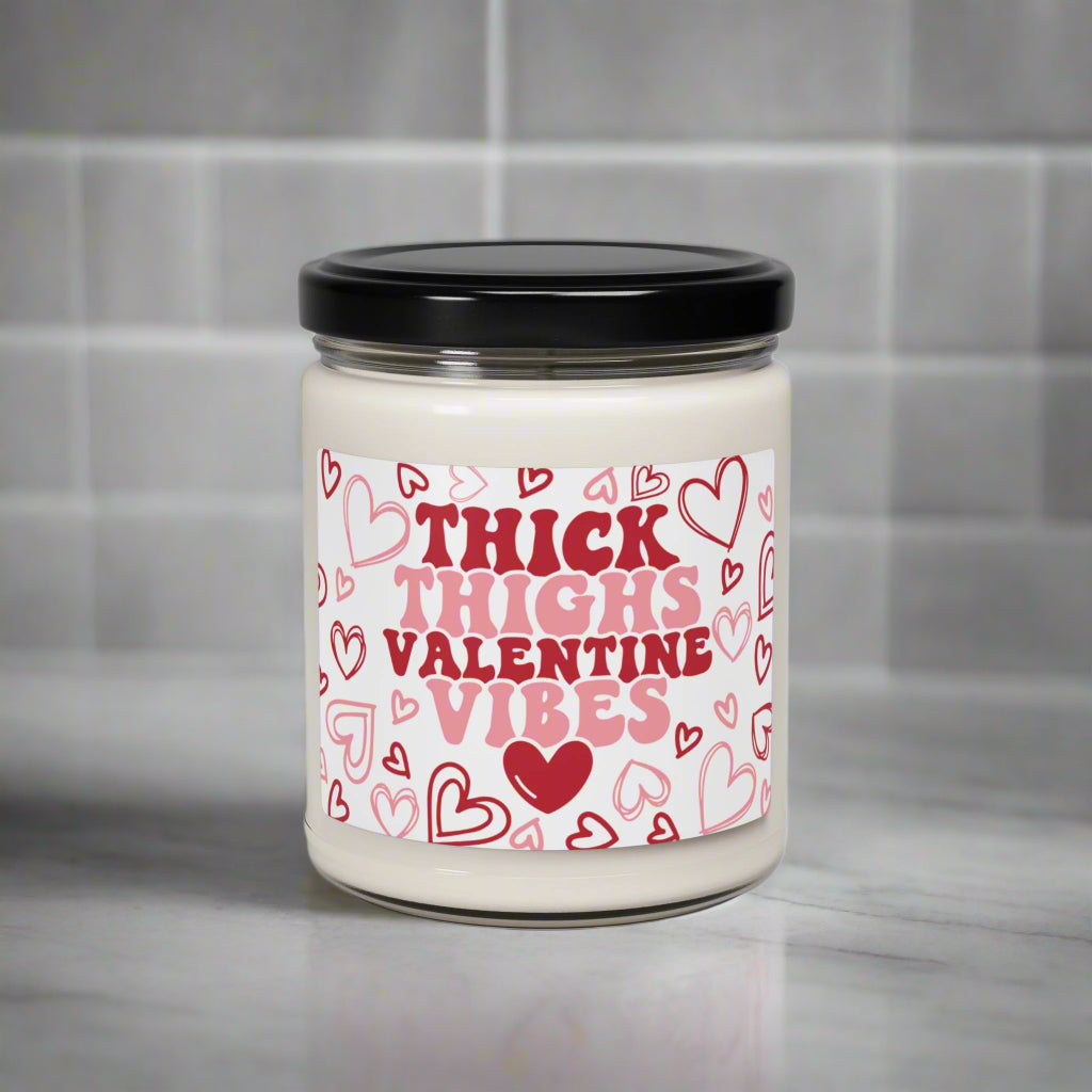 Thick Thighs, Valentine's Vibes Candle - Kim’s Signature Beauty & Accessories    