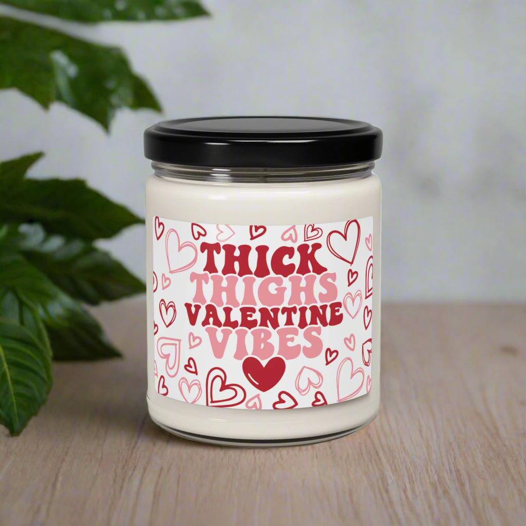 Thick Thighs, Valentine's Vibes Candle - Kim’s Signature Beauty & Accessories    