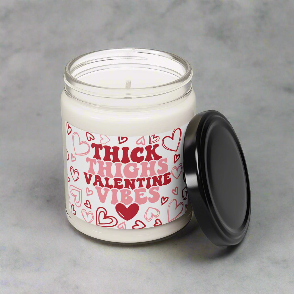 Thick Thighs, Valentine's Vibes Candle - Kim’s Signature Beauty & Accessories    