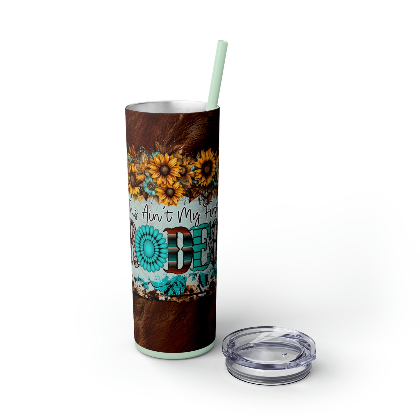 This Isn't my first Rodeo Tumbler with Straw, 20oz - Kim’s Signature Beauty & Accessories    