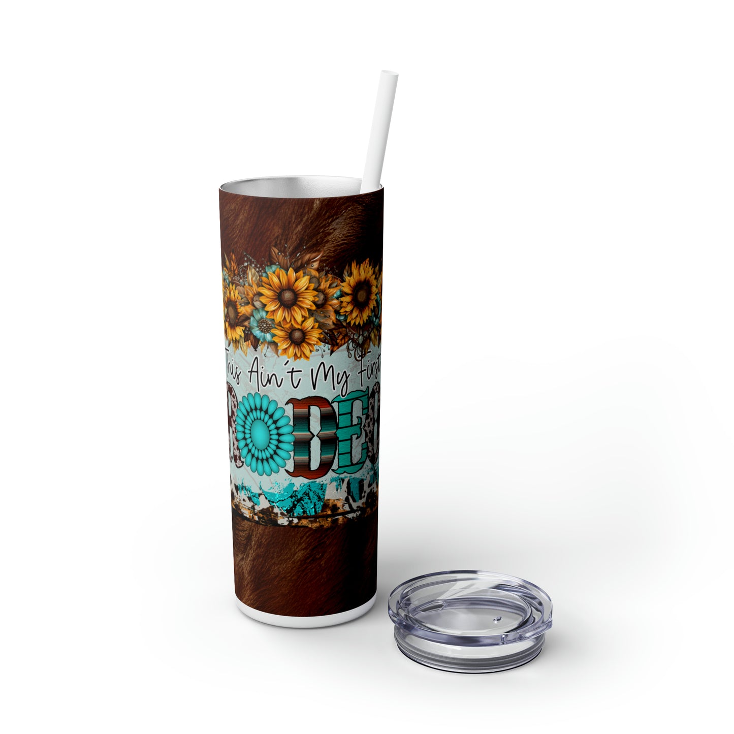 This Isn't my first Rodeo Tumbler with Straw, 20oz - Kim’s Signature Beauty & Accessories    