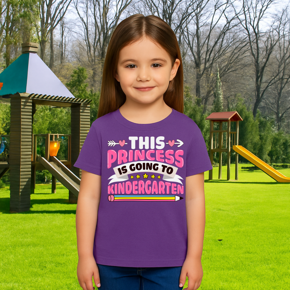 This Princess Is Going to Kindergarten T-Shirt - Kim’s Signature Beauty & Accessories    