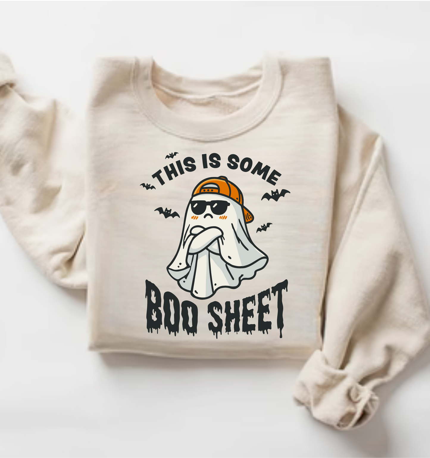 This is Some Boo Sheet Ghost Sweatshirt - Kim’s Signature Beauty & Accessories    