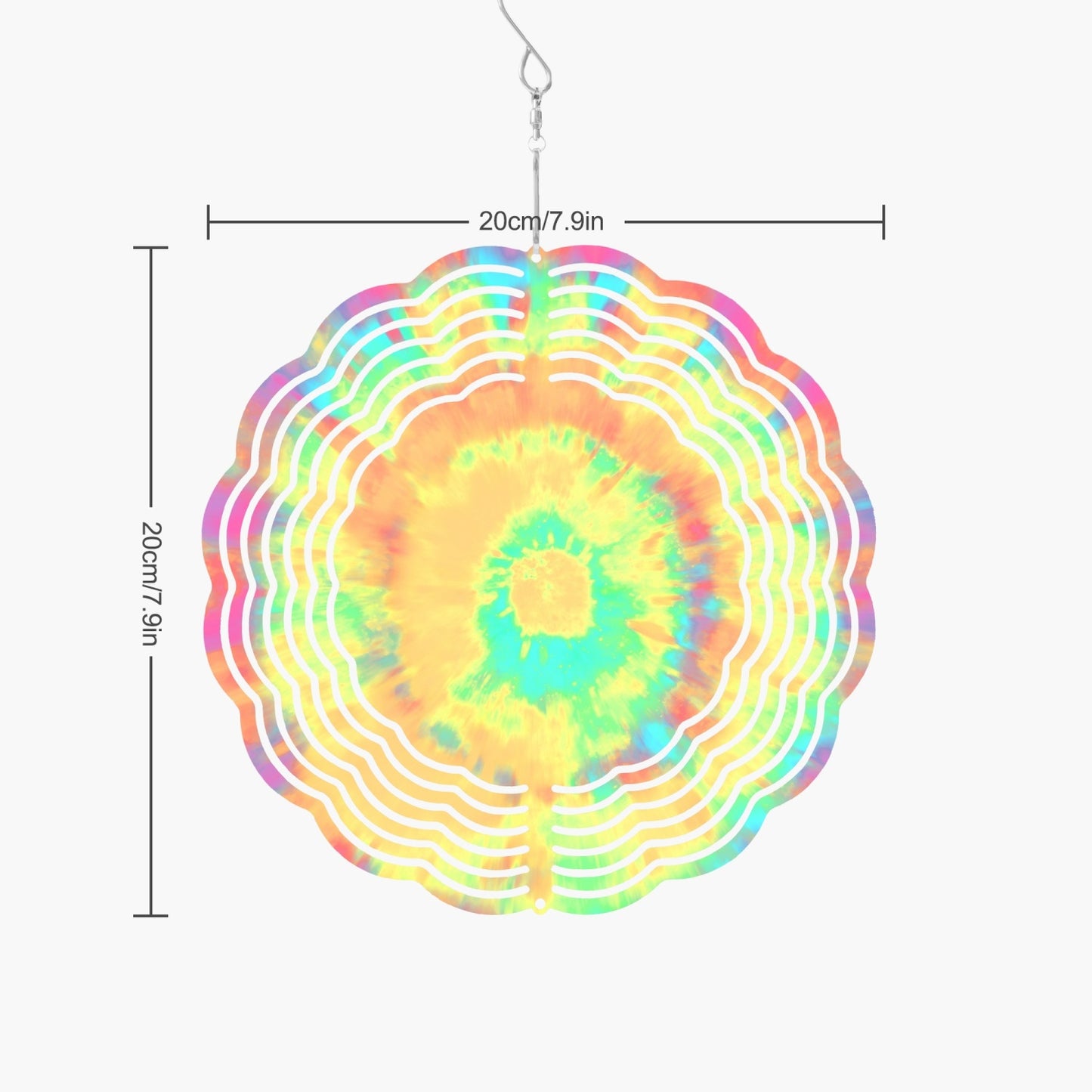Tie Dye Flower Wind Spinner - Kim’s Signature Beauty & Accessories    