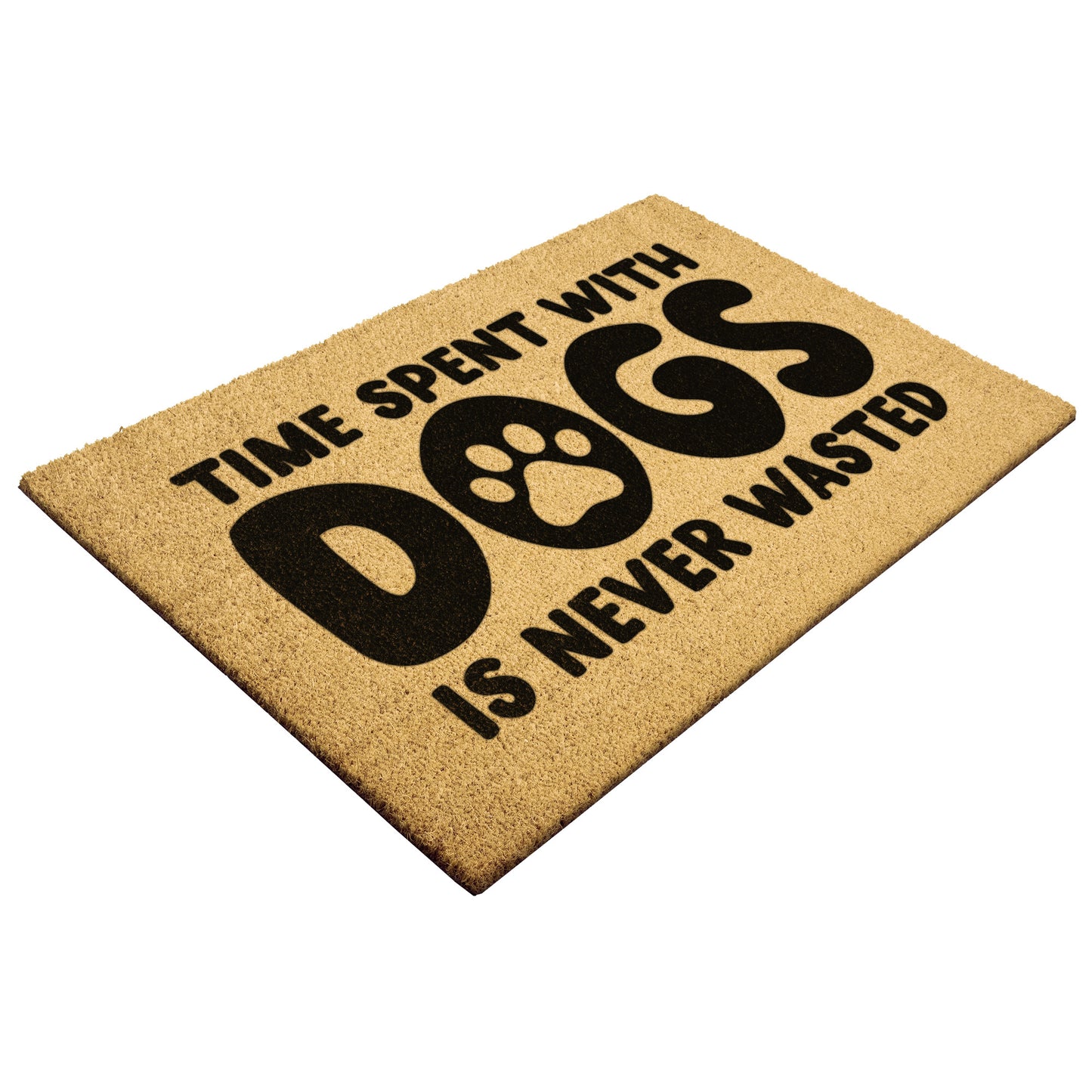 Time Spent With Dogs | Door Mat - Kim’s Signature Beauty & Accessories    