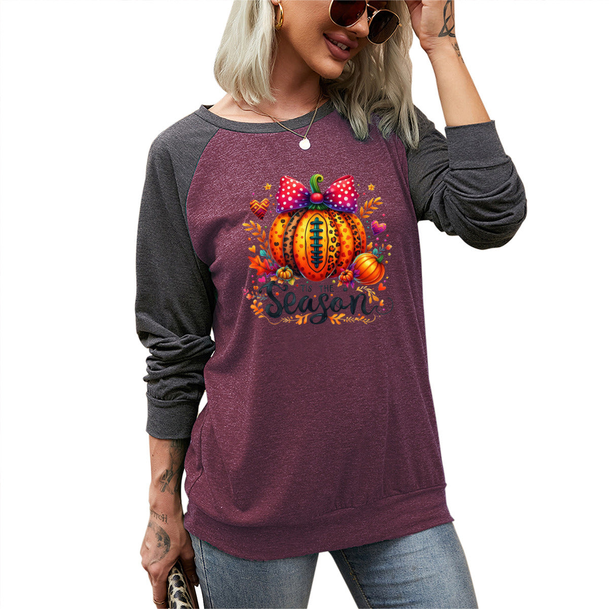 Tis The Season Long Sleeve Tee - Kim’s Signature Beauty & Accessories    