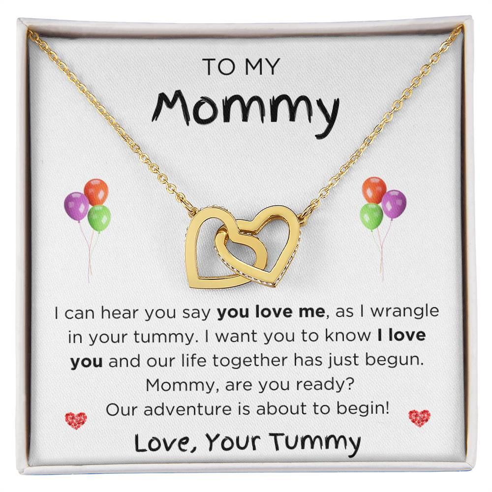 To Mommy from your tummy Necklace - Kim’s Signature Beauty & Accessories    