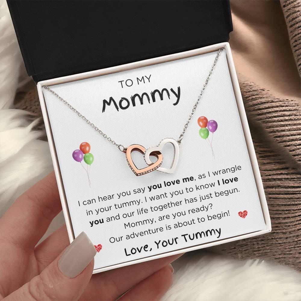 To Mommy from your tummy Necklace - Kim’s Signature Beauty & Accessories    