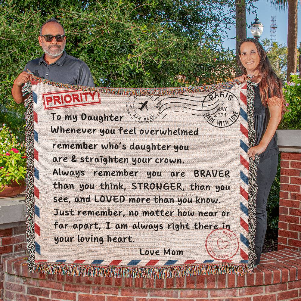 To My Daughter | Blanket - Kim’s Signature Beauty & Accessories    