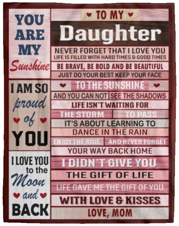 To My Daughter Never forget  I love you Mom - Kim’s Signature Beauty & Accessories    