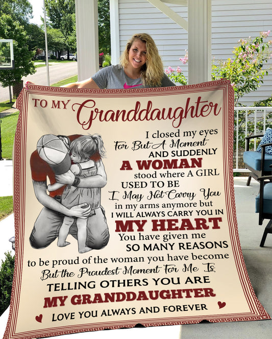 To My Granddaughter Blanket - Kim’s Signature Beauty & Accessories    
