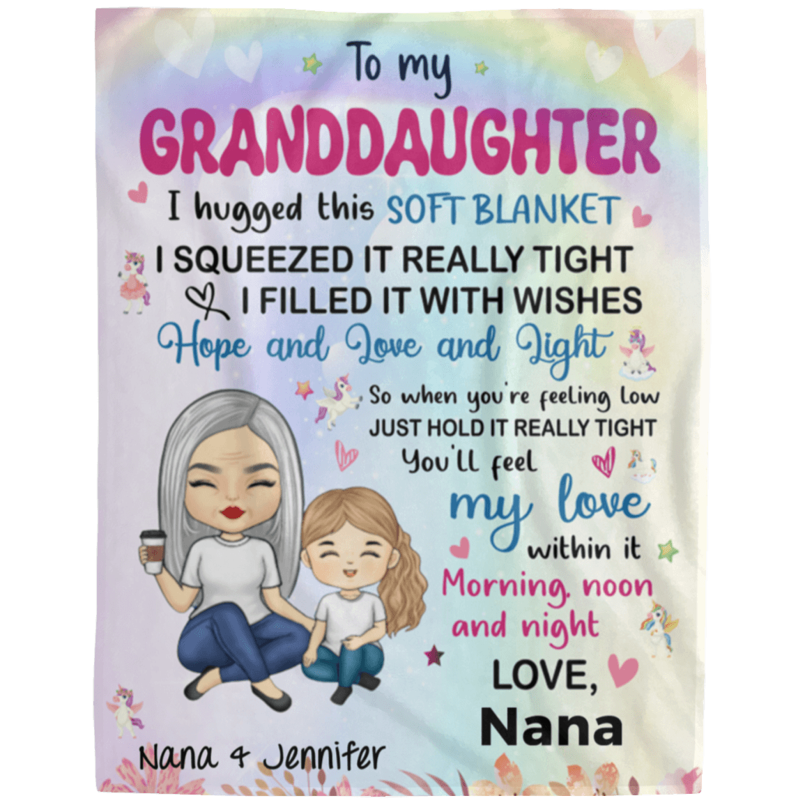 To My Granddaughter (Personalize) - Kim’s Signature Beauty & Accessories    
