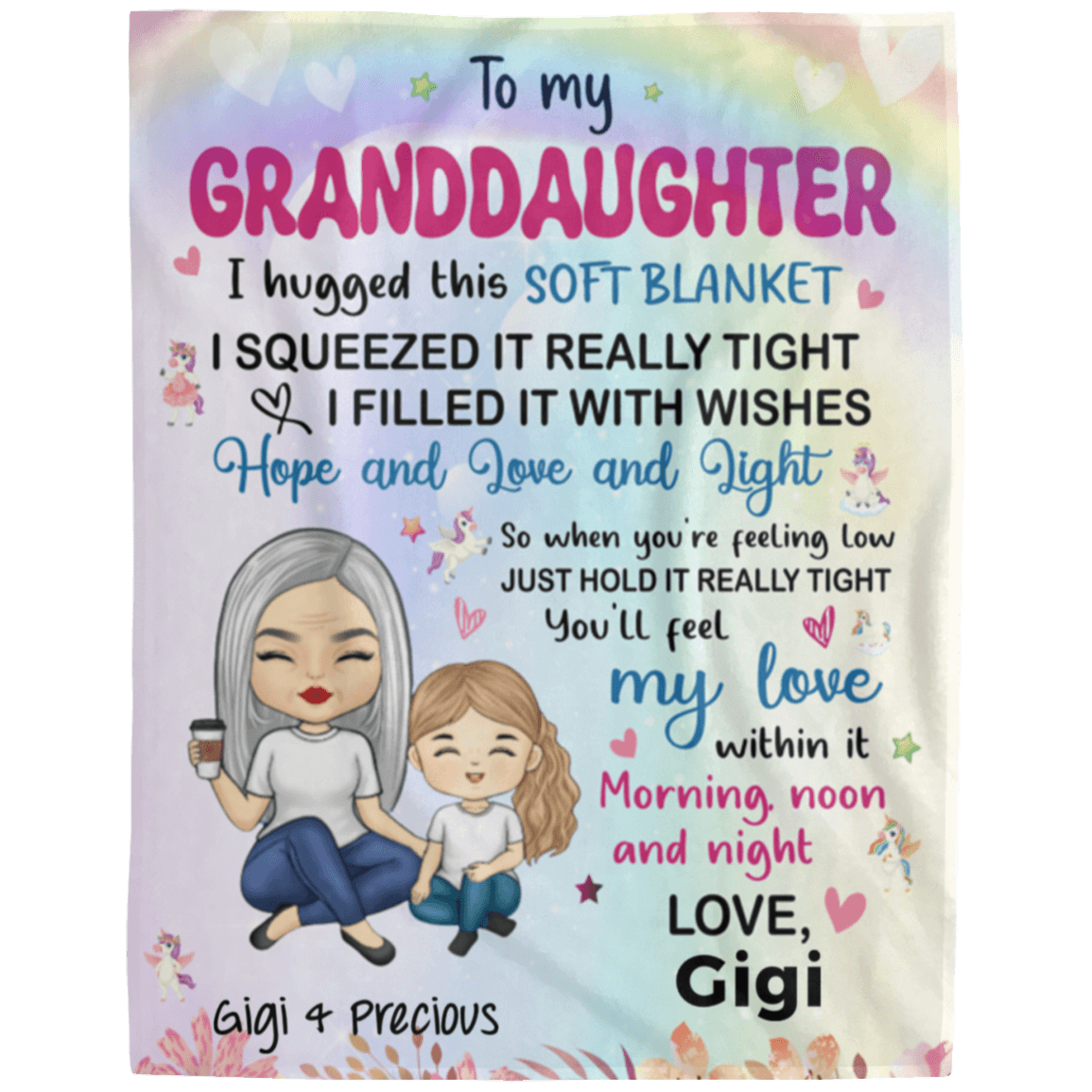 To My Granddaughter (Personalize) - Kim’s Signature Beauty & Accessories    